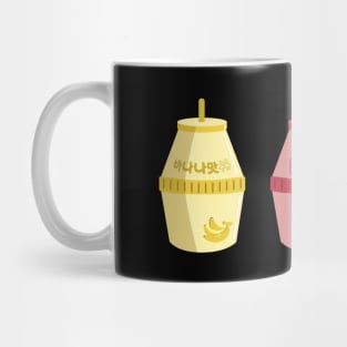 Banana milk strawberry milk melon milk Korea cute drinks set Mug